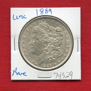 1889 Morgan Us Silver Dollar 74329 Brilliant Uncirculated Ms,  State Estate photo