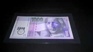 Commemorative Banknote,  1000 Korun,  Slovakia,  Unc, photo