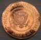 2 X President Jimmy Carter 1977 Inauguration 70mm Bronze Medal,  One Boxed/stand Exonumia photo 1