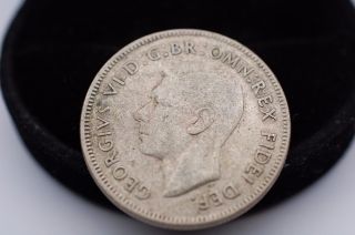 1952 Australia King George Iv Florin Silver (92.  5) Coin - Great Details photo
