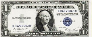 Series 1935 E One Dollar Silver Certificate==xf/crisp photo
