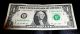 2013 $1 One Dollar Bill Unusual Odd Fancy Note Serial Number 5 - 8s Liars Poker Small Size Notes photo 1
