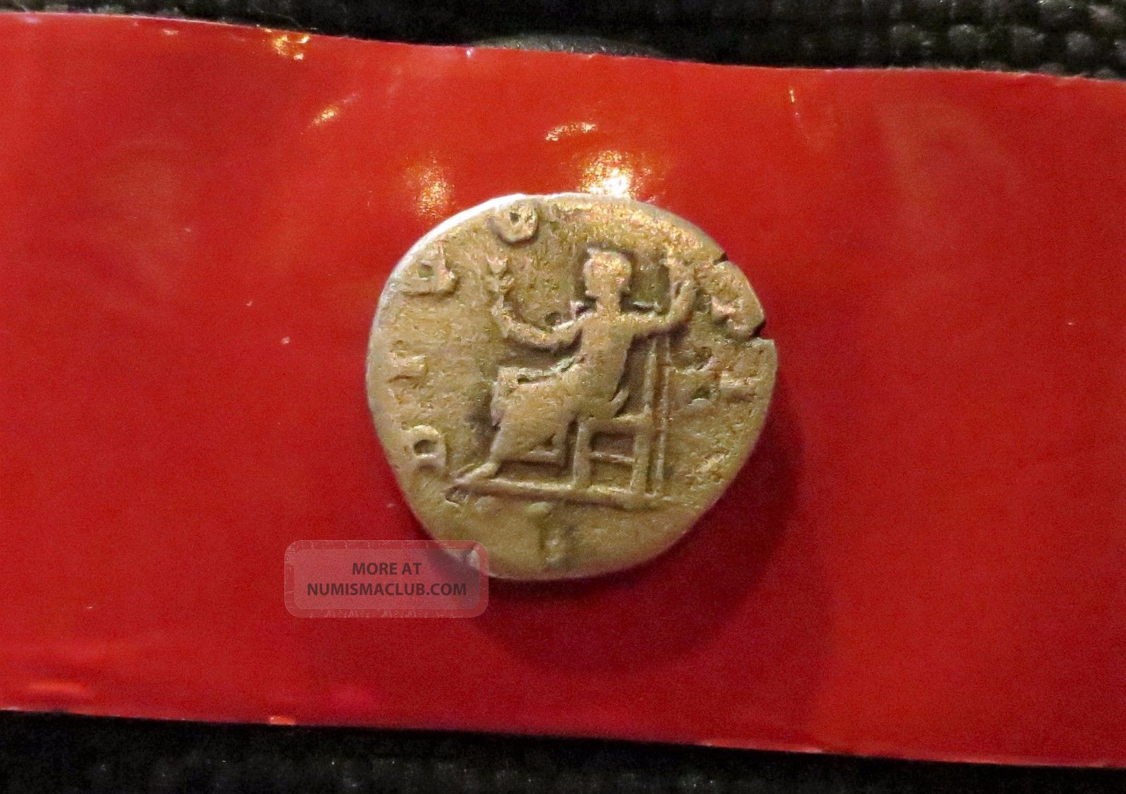 Ancient Roman Coin, Silver Ar Denarius Of Antoninus Pius.