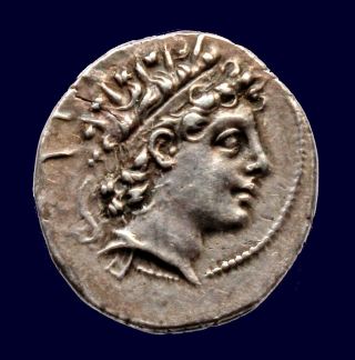 Lt // Greek - Antiochus Vi Dionysus Ar Drachm (antioch.  143 - 142) - Exceptional photo