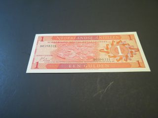 Netherlands Antilles 1 Gulden 1970 P 20 Unc photo