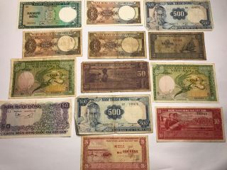 Old Vietnamese Money Viet - Nam Paper Money photo