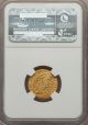 1368 - 1382 Italy Ducat,  Venice; Andrea Contarini; Ngc Ms 63 Lovely Medieval Gold. Coins: Medieval photo 3