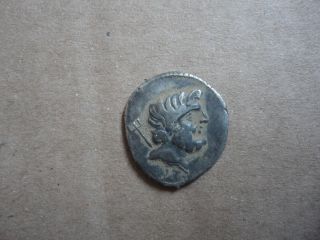 Ancient Roman Ar Silver Denarius Coin L.  Staius Murcus 42 - 41 Bc Extremely Rare photo