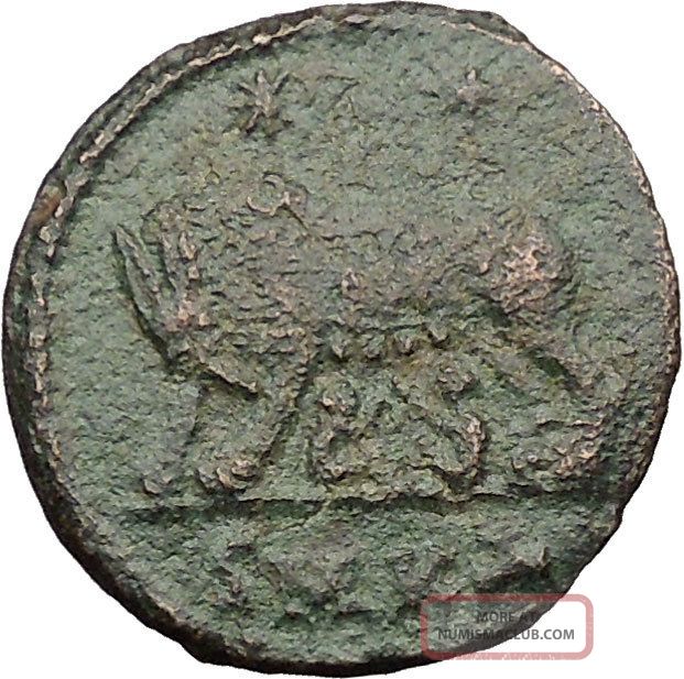 Constantine I The Great Ancient Roman Coin Romulus & Remus ' Mother ...