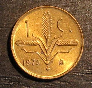 1973 Mexico 1c Centavos 1c Estados Unitos Mexicanos Key Date Coin Rare Nr photo