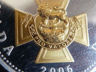 Gold Plated Gem 2006 Victoria Cross Anniv.  Silver $1.  00 C.  C.  C.  S.  Pf - 69 U.  H.  C. photo