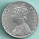 British India - 1885 - Victoria Empress - Calcutta - One Rupee - Rare Coin British photo 1