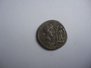 Ancient Roman Silver Ar Denarius Coin L.  Cornelius Sulla 84 - 83 Bc Extremely Rare photo