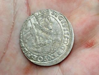 Poland - 1/4 Thaler Sigismund Iii Vasa 1624 - Luster Coin photo