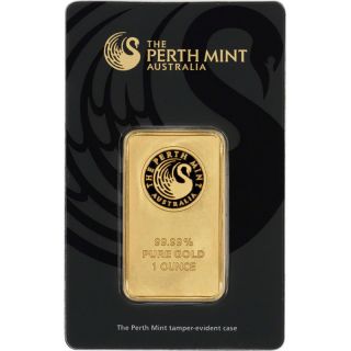 1 Oz Perth Gold Bar (in Assay) photo