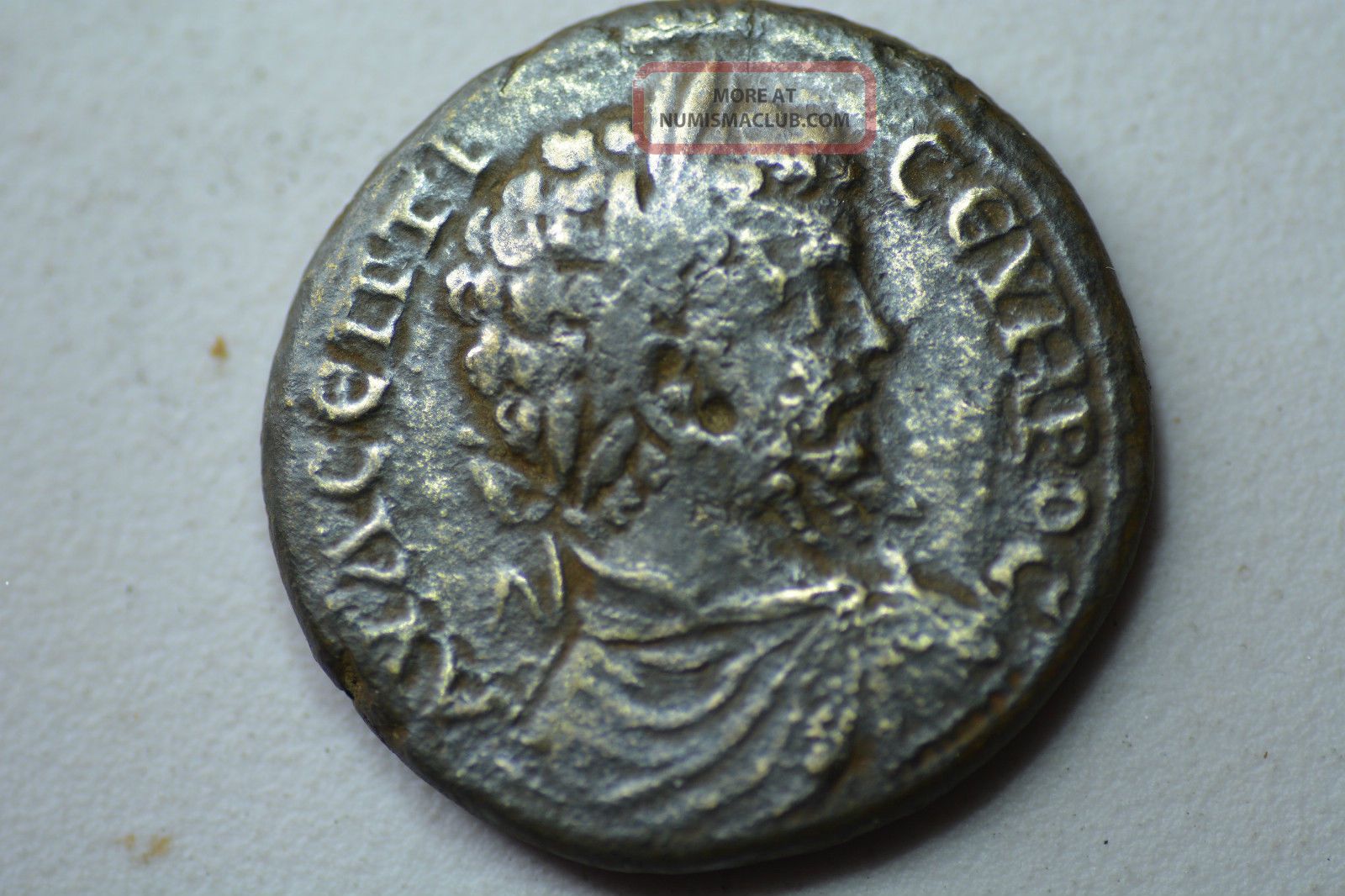 Roman Imperial Septimius Severus Tetradrachm 12,  5gr 28mm.  Vf.  Silver 30$ Coins: Ancient photo