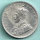 British India - 1917 - King George V Emperor - One Rupee - Rare Silver Coin British photo 1