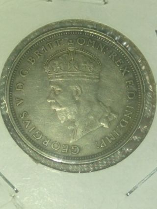 Silver.  Australia Florin,  1927,  Opening Of Parliament House,  Canberra photo