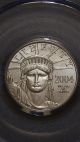 2004 $25 (1/4 Oz) American Statue Of Liberty Platinum Coin - Pcgs Ms69 Platinum photo 2