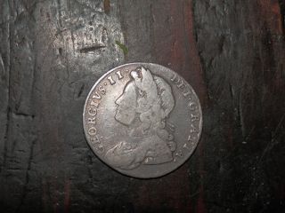 1732 Sixpence,  British Silver Coin From George Ii - photo