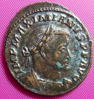 Maximianus,  286 - 310 Ad,  Ae Follis,  