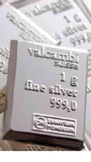 1 Gram Silver Bar - Valcambi photo