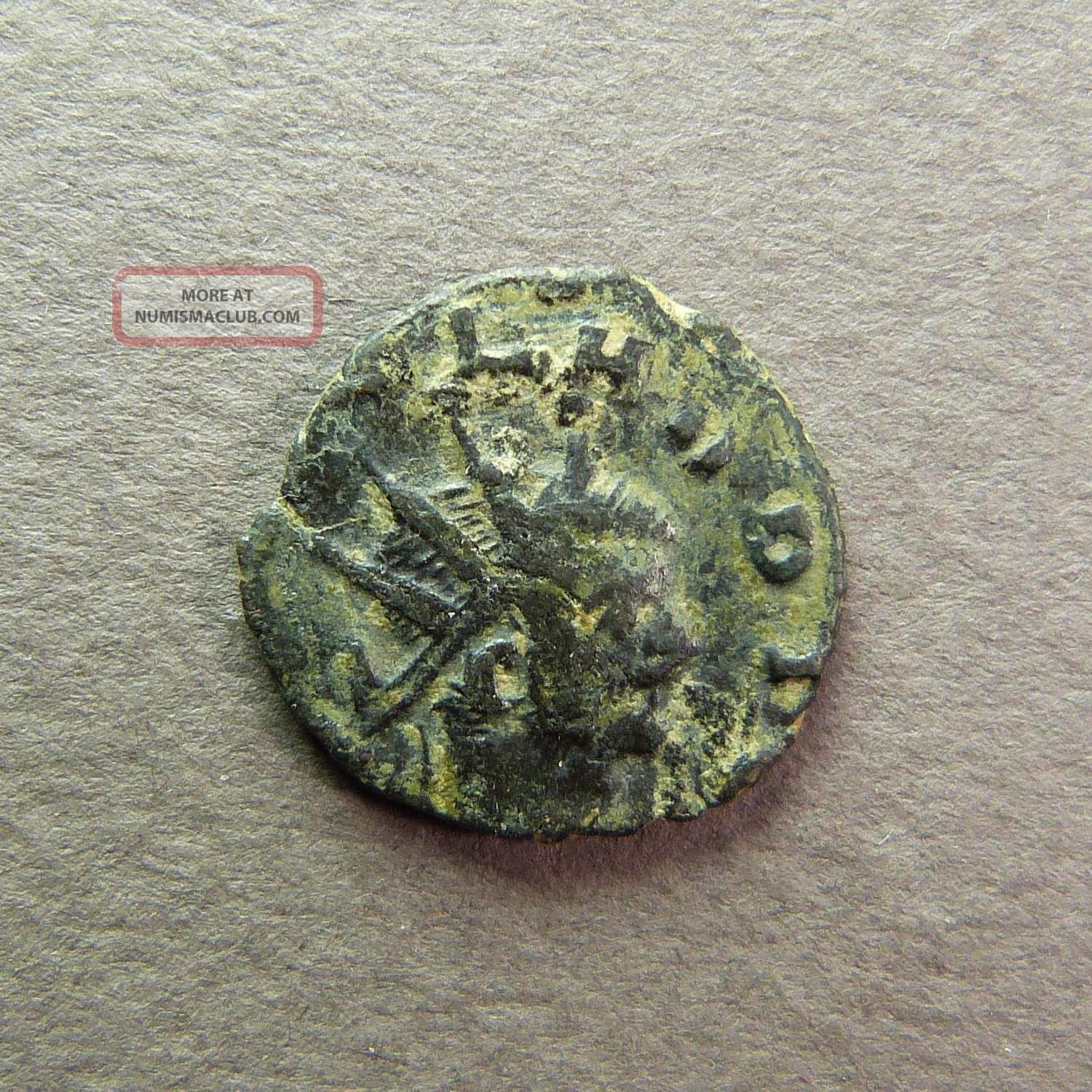 Roman Imperial Ae Antoninianus Coin Of Claudis Ii - Consecration - Ric 257 Coins: Ancient photo