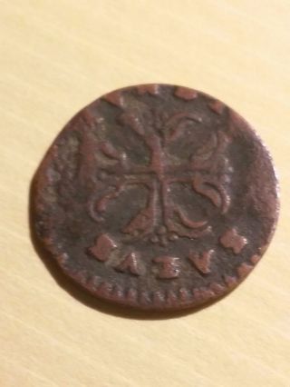 1727 - 1731 Italian States Piacenza Sesino Coin Km 32 photo