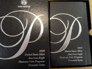 2010 W $100 Us 1 Oz Proof Platinum American Eagle Preamble Series 2 photo