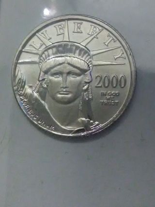 2000 1/10 Oz Platinum American Eagle Coin - Brilliant Uncirculated photo