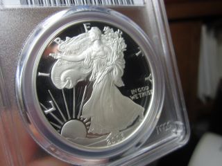 Unreal Looking Proof Silver Eagle Pcgs 2006 - W Proof - 69dcam It Looks Perfect photo