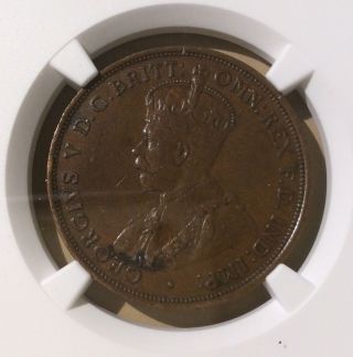 Australia One Penny 1915 Ngc Au 50 Bn photo