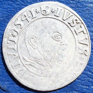 Rare Silver 1541 Germany Prussia Groschen Albrecht Brandenburg Msb132 photo