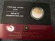 2005 50 - Cent Sterling Silver With Gold Inlay Coin ' Gold Rose ' Coins: Canada photo 2