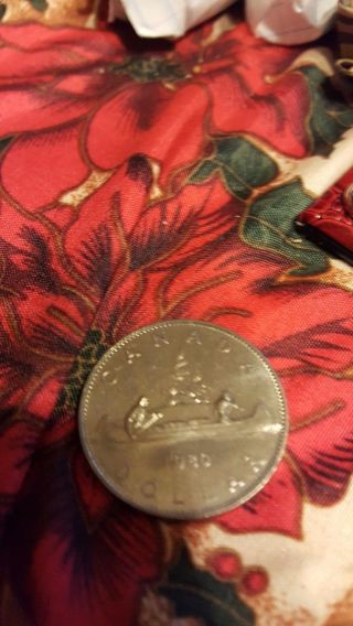 1980 Canada/canadia​n $1 Nickel Dollar Coin photo