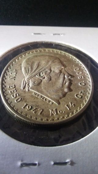 1 Peso Mexicano 1947 - Silver photo