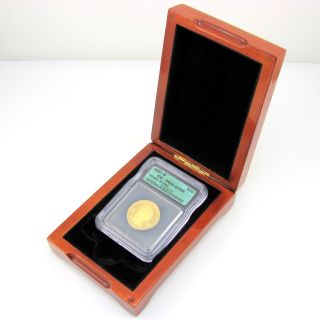 Icg Pr69 Dcam 2007 - W Abigail Adams $10 1/2 Oz.  9999 Gold Coin W/ Box | G photo