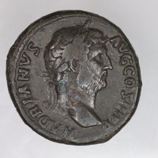 Hadrian Ae Sestertius,  Ric 743 photo