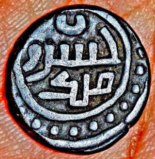 India Persia - Ghaznavid Empire - Taj Khusru - 1 Jital (1160 - 1186 Ad) Rare Mz74 photo