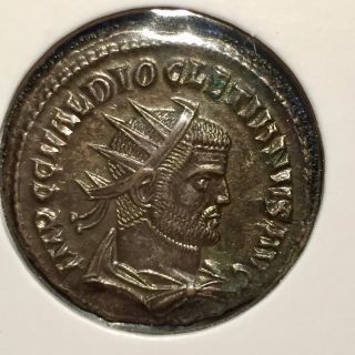 Diocletian.  284 - 305 Ad.  Antoninianus (3.  56 Gm).  Cyzicus,  B/xxi•.  Ric V2,  306 photo