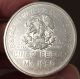 Mexico 1950 $5 Southeastern Railroad Silver Coin,  Orig.  Shine,  Scarce Thus Mexico photo 1