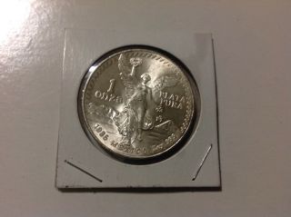 1985 Silver Mexican Libertad 1 Onza Plata Pura 1 Oz.  999 Silver Coin photo
