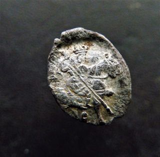Russian Wire Silver Coin Time Of Troubles 1610 - 1612.  (k628) photo