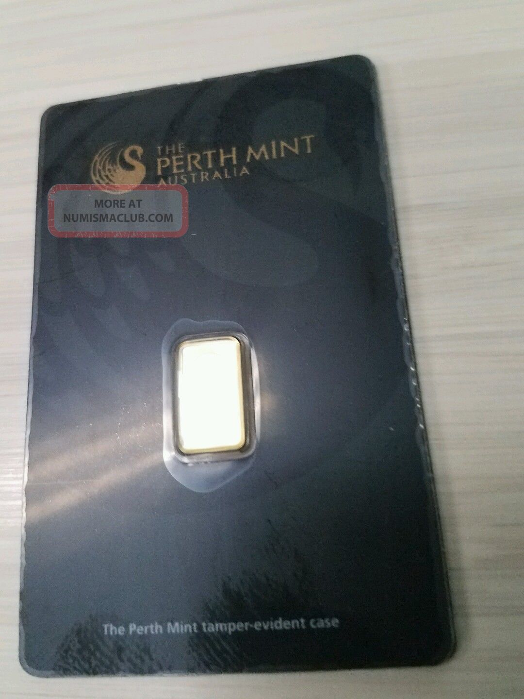 1 Gram Perth Gold Bar. 9999 Fine (old Style Swan)