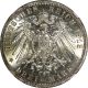 German States Prussia Wilhelm Ii Silver 1913a 3 Mark Ngc Ms63 Toned Km 535 Empire (1871-1918) photo 3