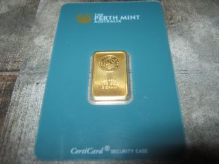 5 Gram Perth Gold Bar In Assay Case photo