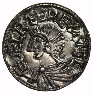 Great Britain Aethelred Ii 978 - 1016 Ad Silver Penny Medieval Coin S.  1151 photo