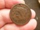 1848 Braided Hair Large Cent Pre Civil War - Holed Large Cents photo 2