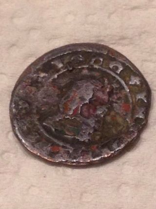 Spanish King Phillip Iv 1600 ' S Copper Coin - Metal Detector Find Spain Nw32 photo