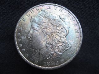 1883 O Morgan Silver Dollar - State/uncirculated - Toning photo